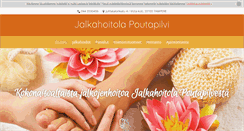 Desktop Screenshot of jalkahoitolapoutapilvi.fi