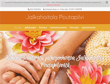 Tablet Screenshot of jalkahoitolapoutapilvi.fi